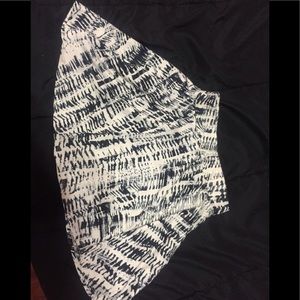 Abstract Print Mini Circle Skirt Size XS/S